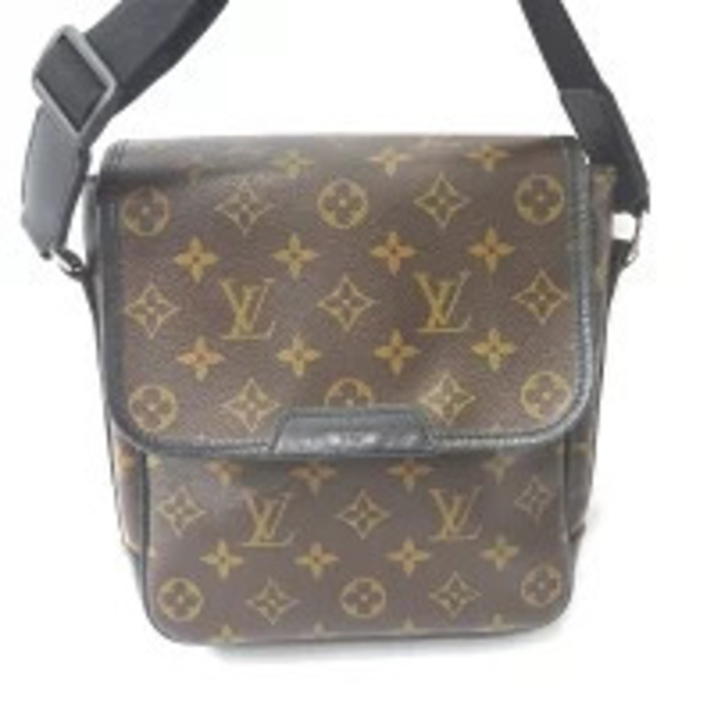Louis Vuitton Bass Brown Monogram Shoulder Macassar Bag